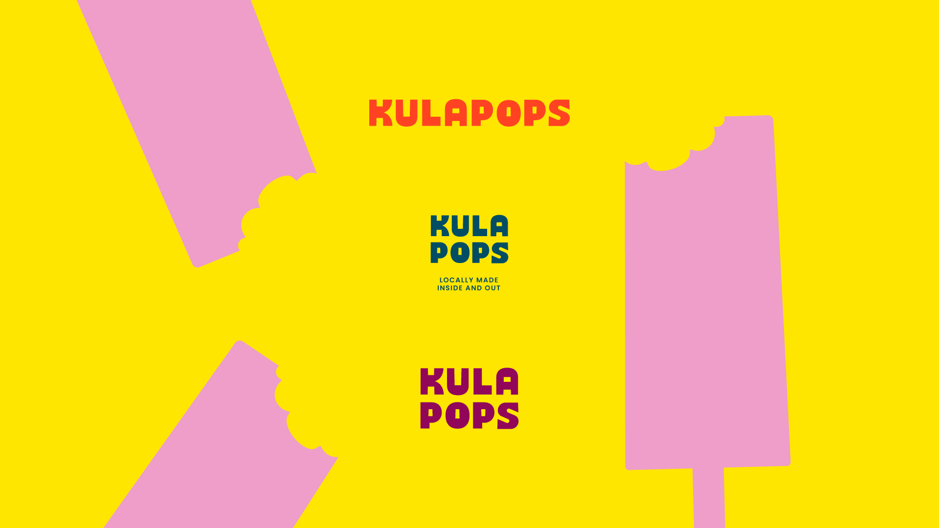 popsicle logos graphic design